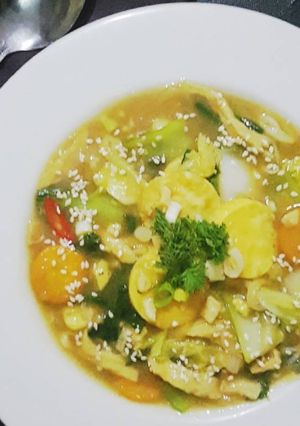 Foto resep Sapo Tahu With Fish Cake