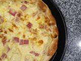Tarta de jamón y queso
