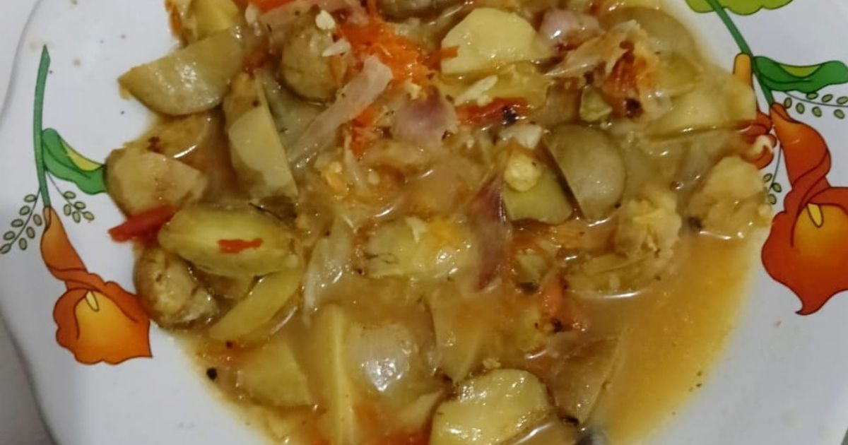 Pecak jengkol khas betawi