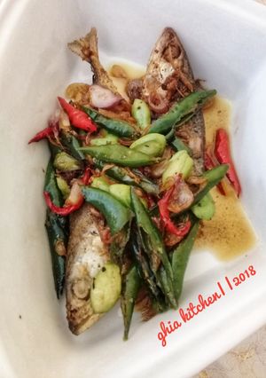 Foto resep Ikan peda tumis pete