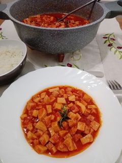 Una foto de Guiso de fiambre