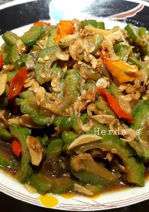 Foto resep Tumis Pare Rebon Pedas