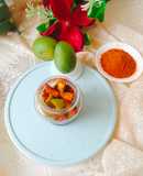 Raw Mango Pickle (Instant Raw mango pickle Recipe)
