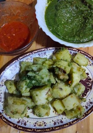 शकरगदी की चाट (shakarkandi ki chaat recipe in Hindi) रेसिपी मुख्य फोटो