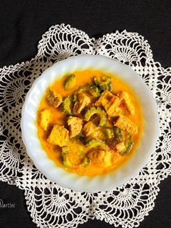 Foto resep Pare Tahu Tempe Masak Santan