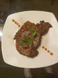 Bistec de costilla agridulce