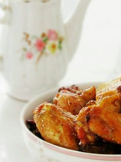 Hình của món Gà nướng cà phê.