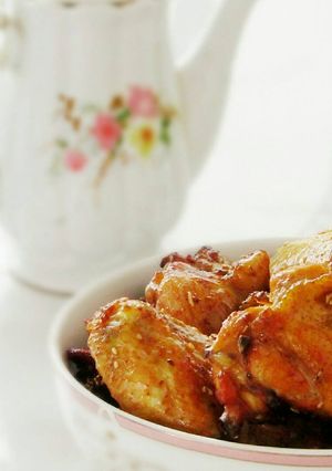 Hình của món Gà nướng cà phê.