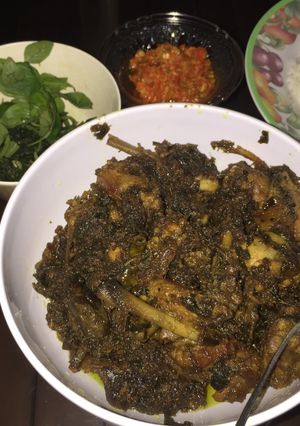 Foto resep Bebek bumbu hitam khas madura