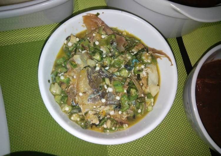 Recipe of Quick Seafood okra