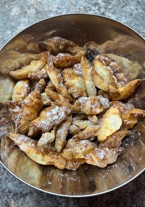 Una foto de Mini croissants de hojaldre en airfryer