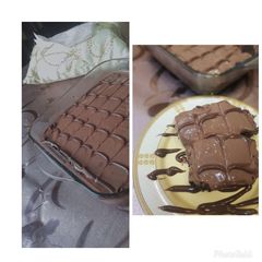 A picture of Nutella eggless brownies.