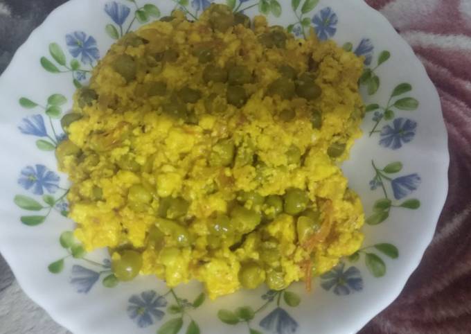 Mater paneer bhurji