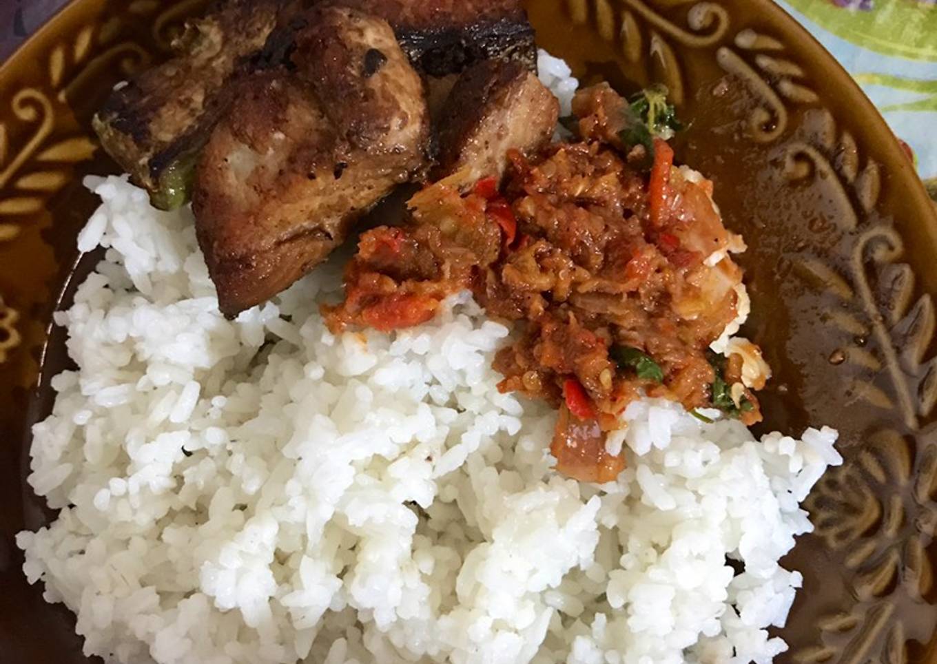 Penyetan Ikan Asap
