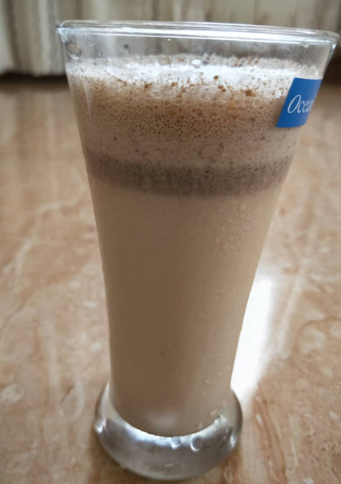A picture of Cold cocoa smoothie.