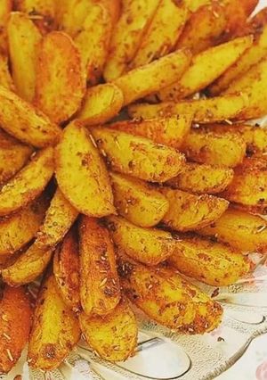 صورة لوصفة بطاطا مشوية