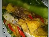 Pepes Ikan Patin bumbu Asam (mudah & duper praktis)