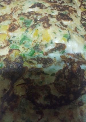 صورة لوصفة كريب الخضار