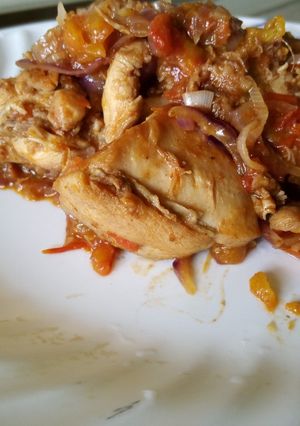 A picture of Dry fry chicken.