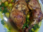 Une photo de halal tajine de poulet