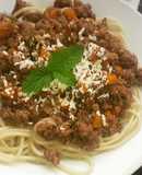 Spaghetti a la boloñesa 🍝