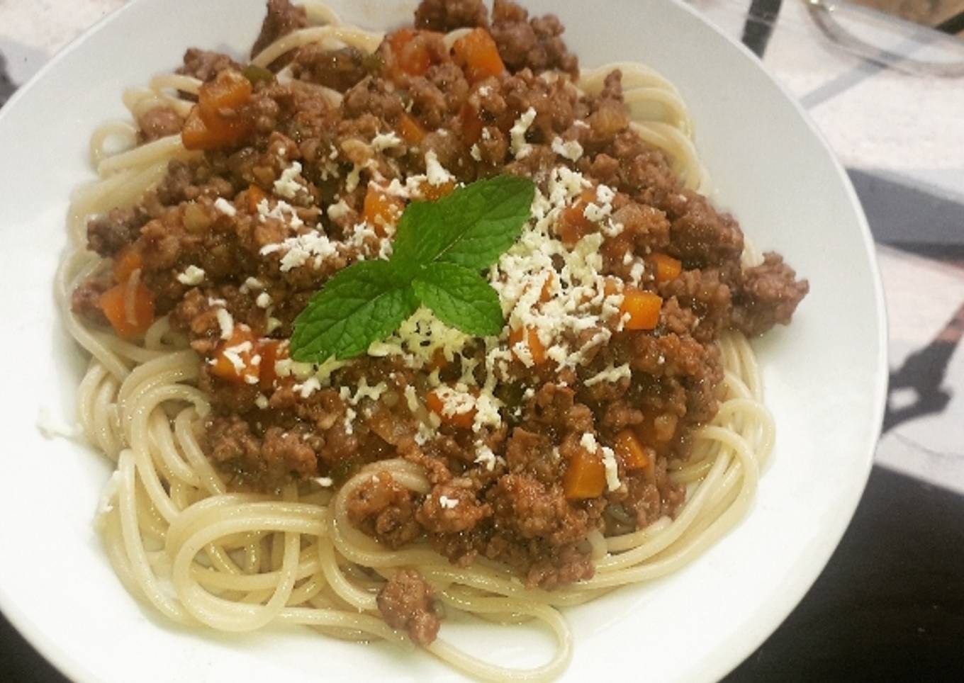 Spaghetti a la boloñesa 🍝