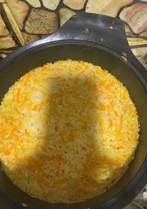 Una foto de Arroz con zapallo italiano