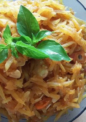 Foto resep Tumis Pedas Pepaya