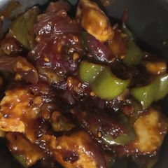 A picture of Chilli paneer.