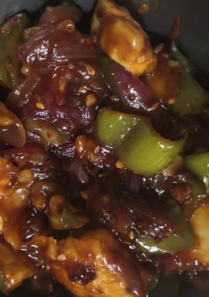 A picture of Chilli paneer.