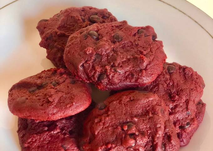 Red Velvet Soft Cookies