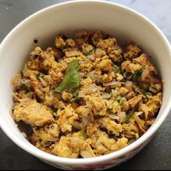 A picture of Egg bhurji.