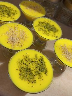 صورة لوصفة كاسترد (تطلي) بنكهة الموز