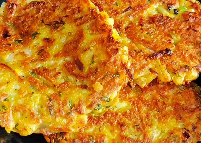 Recipe of Award-winning Aloo cheela | Aloo snacks | Potato pancakes