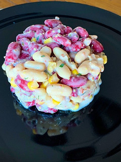 Una foto de Ensalada de alubias rojiblancas
