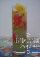 Es Timun Serut Semangka Kuning with perasan jeruk nipis #AdaApaDenganTimun