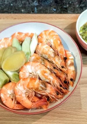 รูปของ กุ้งต้มเกลือ