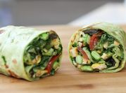 Gambar chicken tortilla wrap