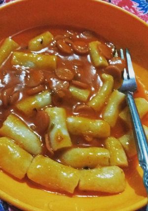 Foto resep Tteokbokki / toppoki (Rice Cake)
