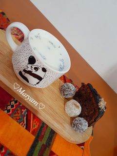 عکسی از دستور نوشیدنی شیر نشاسته و چهار تخم