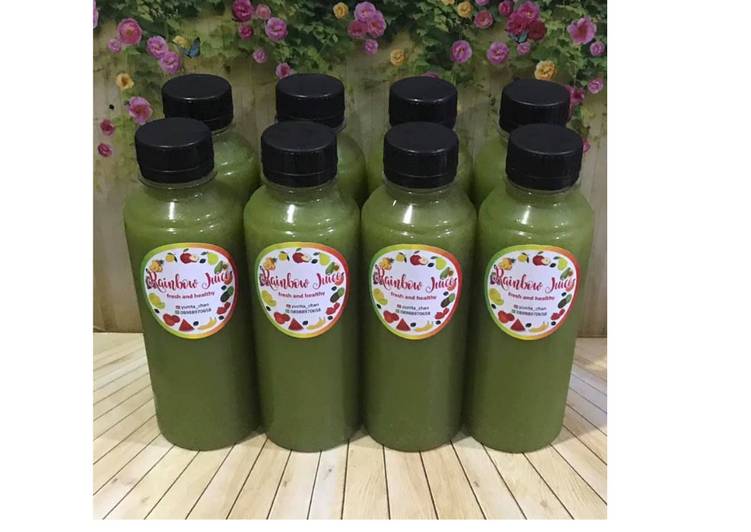 Diet Juice Kale Apple Longan Orange