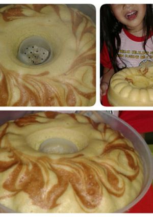 Foto resep Bolkus marmer rasa keju...