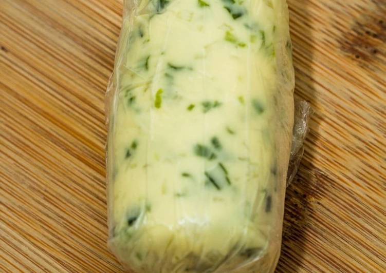 Recipe of Super Quick Homemade Garlic and Chives Compound Butter