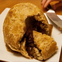 Venison & Kidney Pudding A picture of Venison & Kidney Pudding.