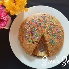 A picture of Beetroot Halwa Cake.