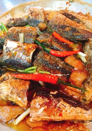 Hình của món Cá Nục kho nước dừa.
