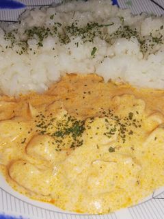 Tejszínes - tárkonyos csirke recept fotója