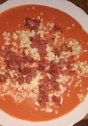 Una foto de Salmorejo