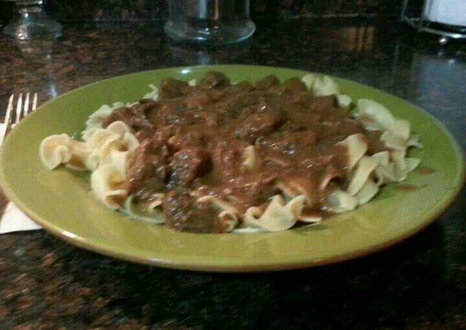Hungarian Goulash with Noodles