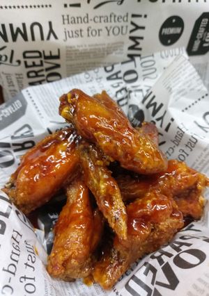 Foto resep Spicy miso chicken wing"s